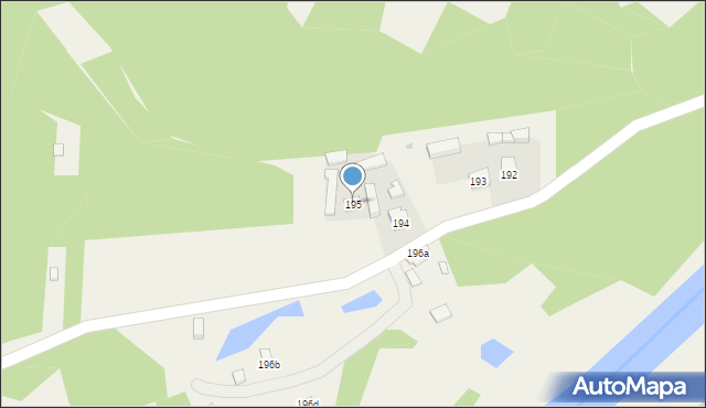 Mierzyce, Mierzyce, 195, mapa Mierzyce