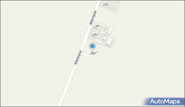 Mierzyce, Mierzyce, 198b, mapa Mierzyce