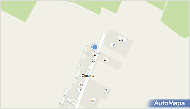 Mierzyce, Mierzyce, 23, mapa Mierzyce