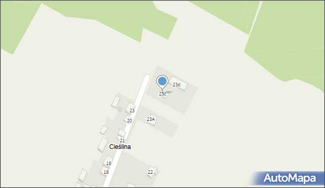 Mierzyce, Mierzyce, 23c, mapa Mierzyce