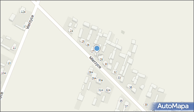 Mierzyce, Mierzyce, 28, mapa Mierzyce