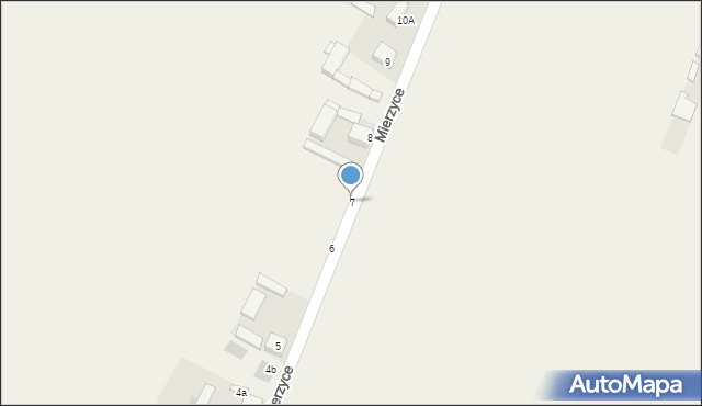 Mierzyce, Mierzyce, 7, mapa Mierzyce