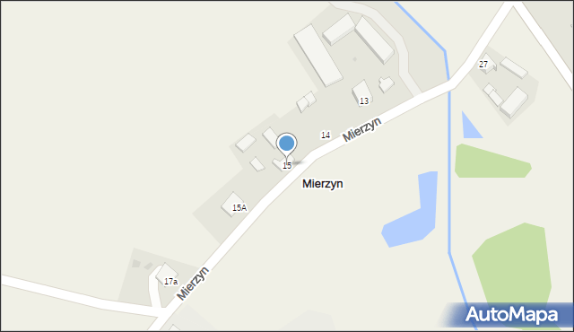 Mierzyn, Mierzyn, 15, mapa Mierzyn