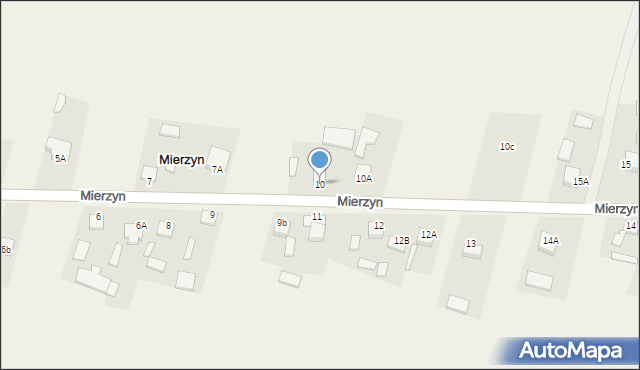 Mierzyn, Mierzyn, 10, mapa Mierzyn