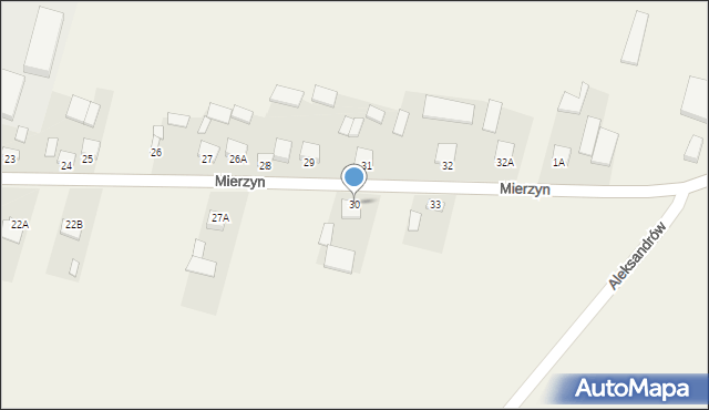 Mierzyn, Mierzyn, 30, mapa Mierzyn