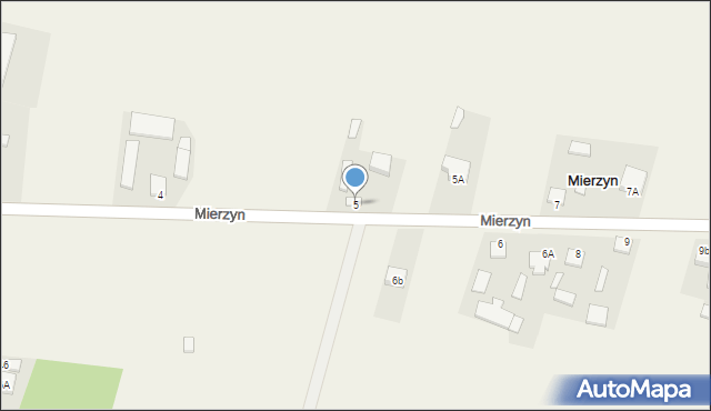 Mierzyn, Mierzyn, 5, mapa Mierzyn