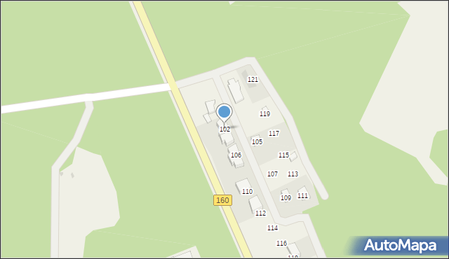 Mierzyn, Mierzyn, 102, mapa Mierzyn