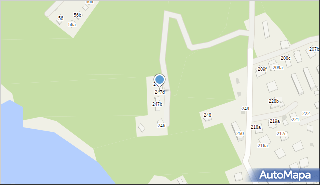 Mierzyn, Mierzyn, 247d, mapa Mierzyn