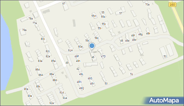 Mierzyn, Mierzyn, 46A, mapa Mierzyn