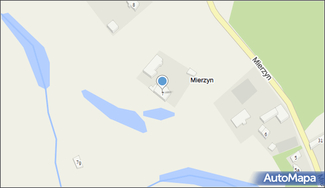 Mierzyn, Mierzyn, 7, mapa Mierzyn