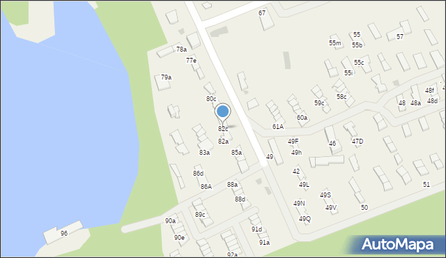 Mierzyn, Mierzyn, 82c, mapa Mierzyn