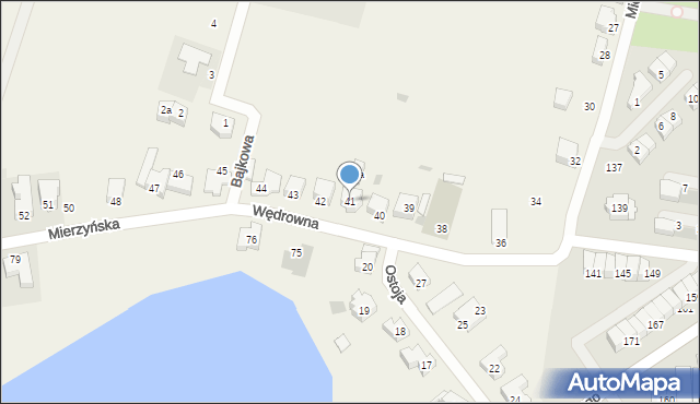 Mierzyn, Mierzyńska, 41, mapa Mierzyn