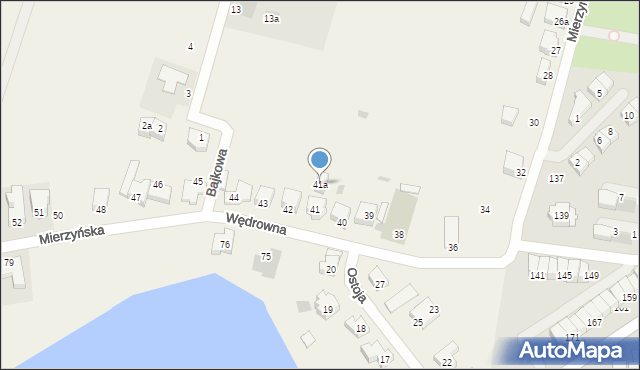 Mierzyn, Mierzyńska, 41a, mapa Mierzyn