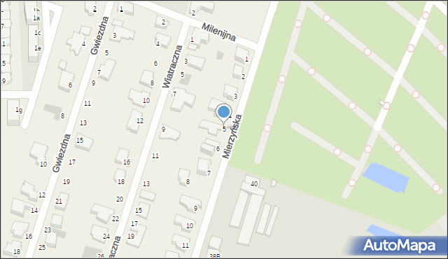 Mierzyn, Mierzyńska, 5, mapa Mierzyn