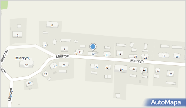 Mierzyn, Mierzyn, 12, mapa Mierzyn