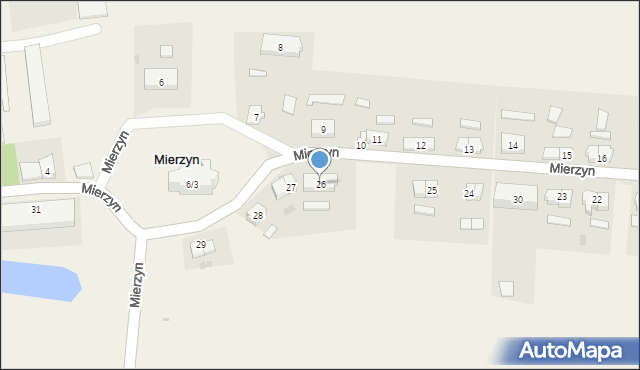 Mierzyn, Mierzyn, 26, mapa Mierzyn