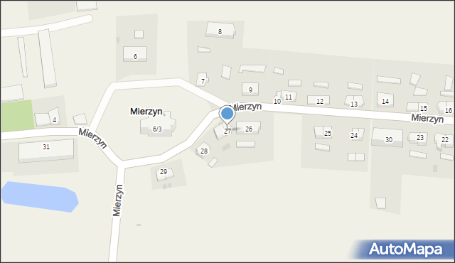 Mierzyn, Mierzyn, 27, mapa Mierzyn