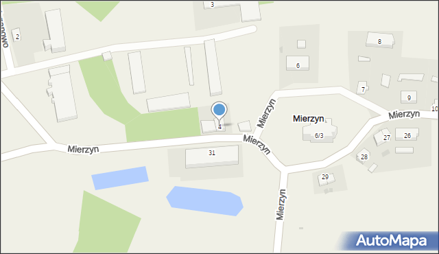 Mierzyn, Mierzyn, 4, mapa Mierzyn
