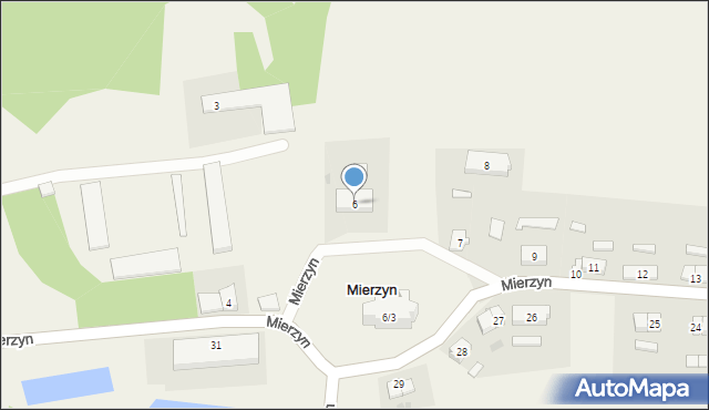 Mierzyn, Mierzyn, 6, mapa Mierzyn