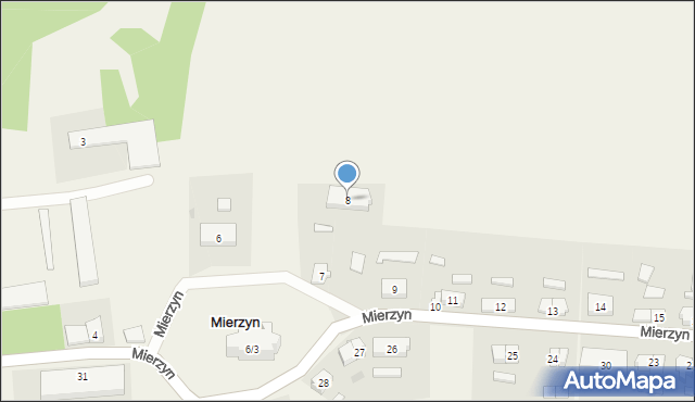 Mierzyn, Mierzyn, 8, mapa Mierzyn