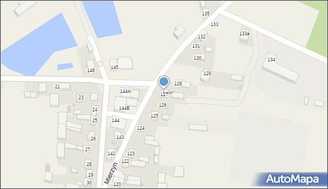 Mierzyn, Mierzyn, 127, mapa Mierzyn