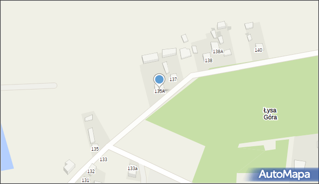 Mierzyn, Mierzyn, 135A, mapa Mierzyn