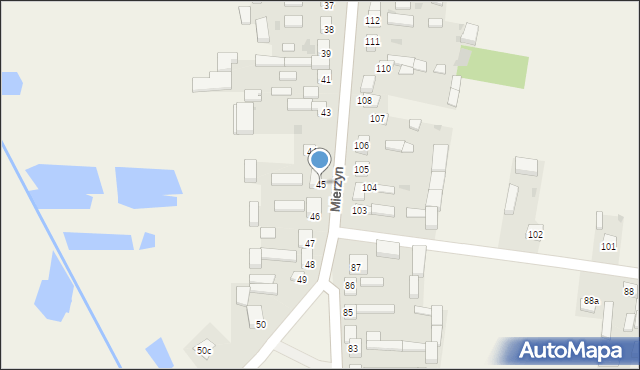 Mierzyn, Mierzyn, 45, mapa Mierzyn