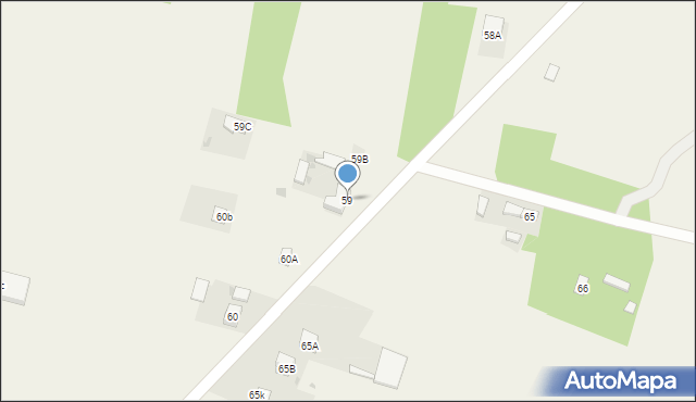 Mierzyn, Mierzyn, 59, mapa Mierzyn