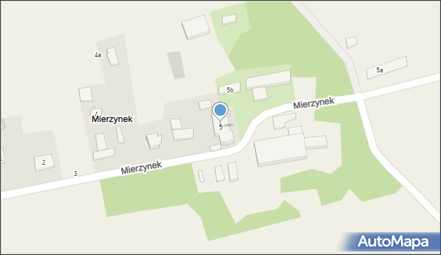 Mierzynek, Mierzynek, 5, mapa Mierzynek