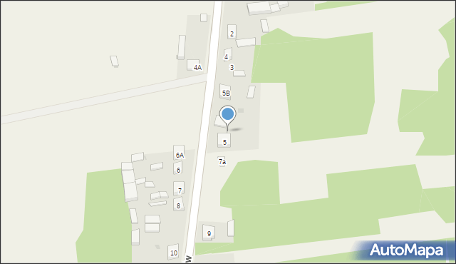 Mierzynów, Mierzynów, 5a, mapa Mierzynów