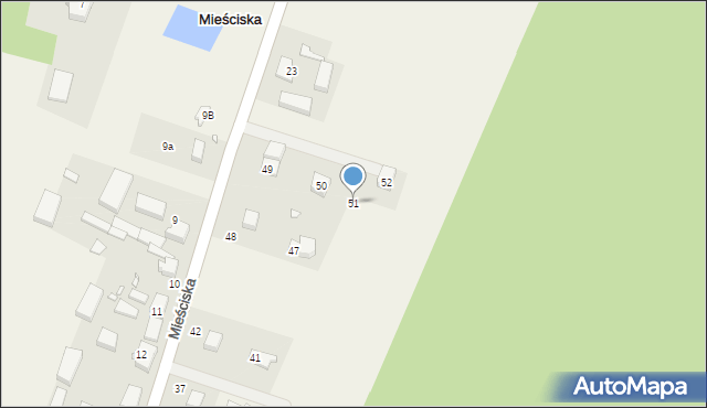 Mieściska, Mieściska, 51, mapa Mieściska