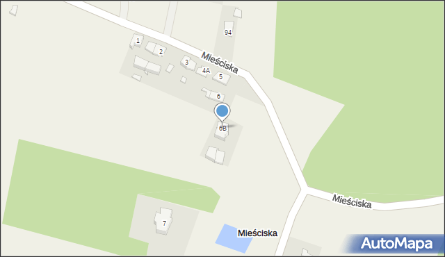 Mieściska, Mieściska, 6B, mapa Mieściska