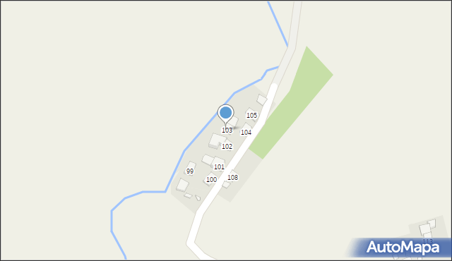 Mieszkowice, Mieszkowice, 103, mapa Mieszkowice