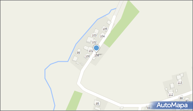Mieszkowice, Mieszkowice, 108, mapa Mieszkowice