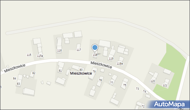 Mieszkowice, Mieszkowice, 118, mapa Mieszkowice