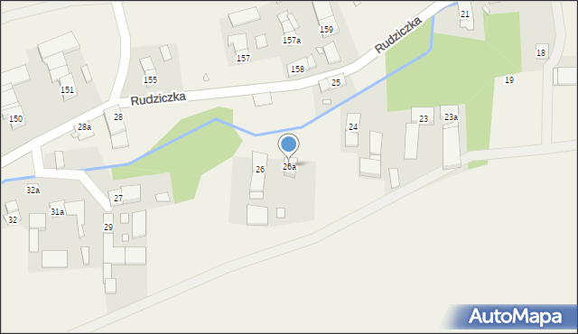 Mieszkowice, Mieszkowice, 26a, mapa Mieszkowice