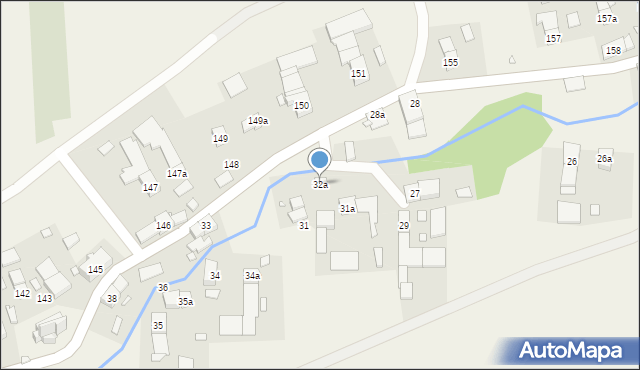 Mieszkowice, Mieszkowice, 32a, mapa Mieszkowice