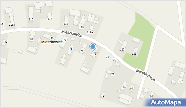 Mieszkowice, Mieszkowice, 76, mapa Mieszkowice