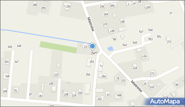 Mietniów, Mietniów, 23A, mapa Mietniów