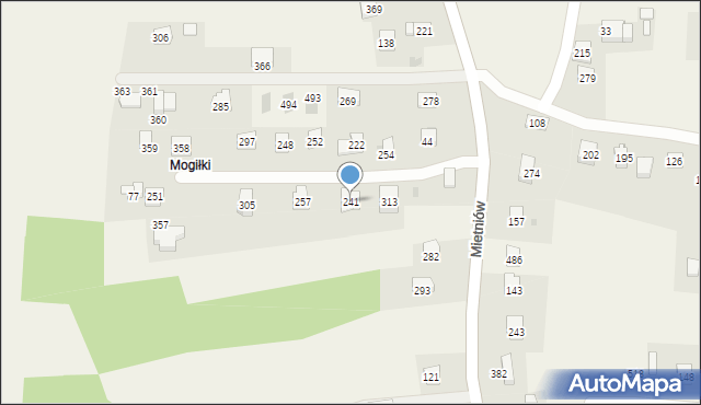 Mietniów, Mietniów, 241, mapa Mietniów