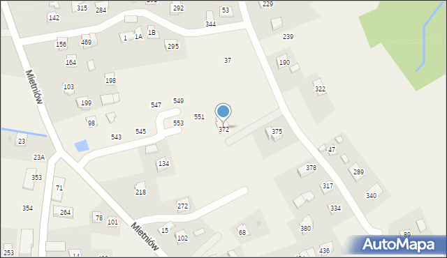 Mietniów, Mietniów, 372, mapa Mietniów