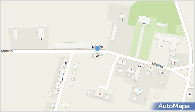 Miętno, Miętno, 4a, mapa Miętno