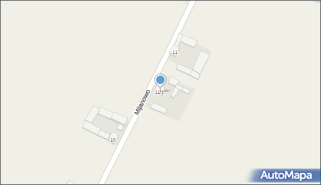 Mijanowo, Mijanowo, 11/1, mapa Mijanowo