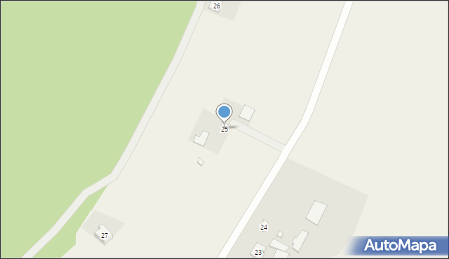 Mikanów, Mikanów, 25, mapa Mikanów
