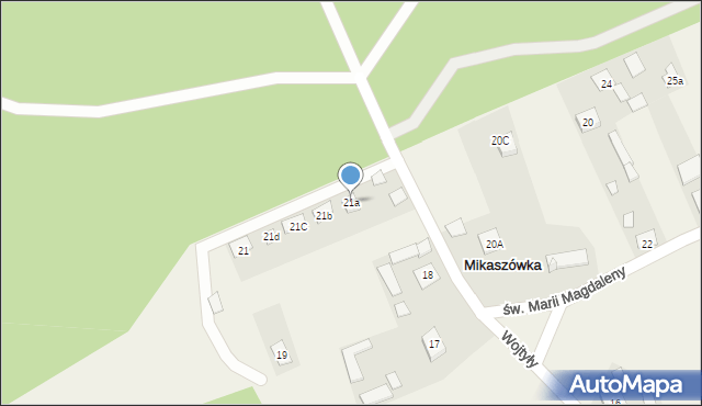 Mikaszówka, Mikaszówka, 21a, mapa Mikaszówka