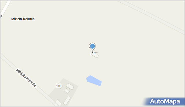 Mikicin, Mikicin, 101, mapa Mikicin