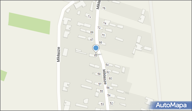 Mikłasze, Mikłasze, 63, mapa Mikłasze