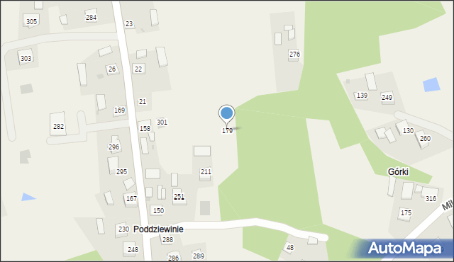 Mikluszowice, Mikluszowice, 179, mapa Mikluszowice