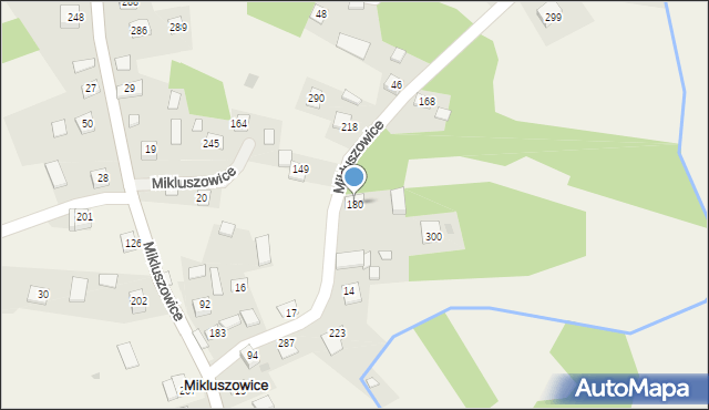 Mikluszowice, Mikluszowice, 180, mapa Mikluszowice