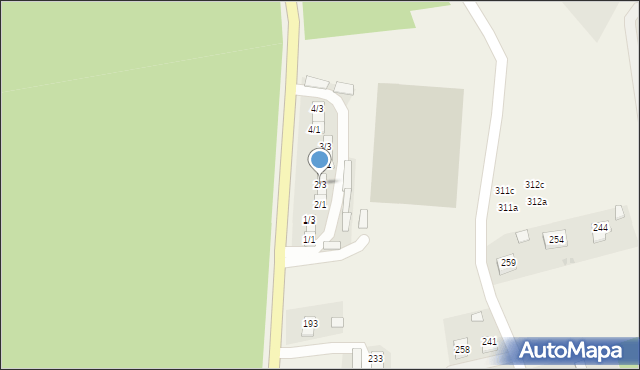 Mikluszowice, Mikluszowice, 2/3, mapa Mikluszowice